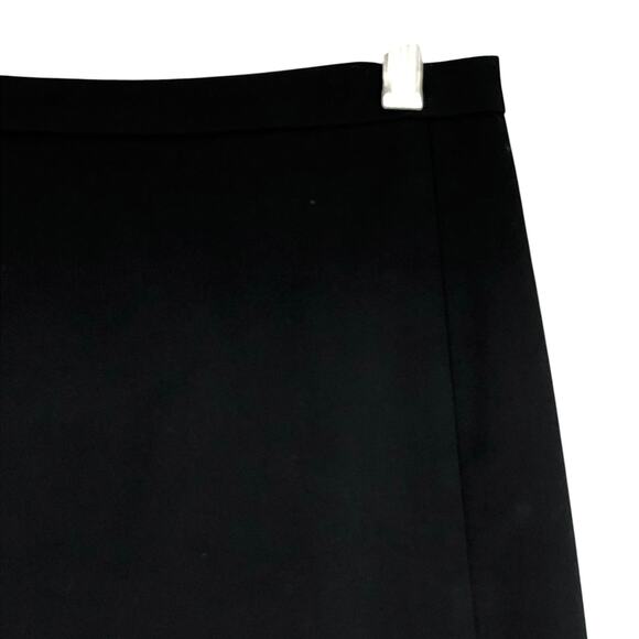 J Crew Womens Size 2 Skirt Pencil Straight Zip Rear Slit Career Black - Picture 5 of 15
